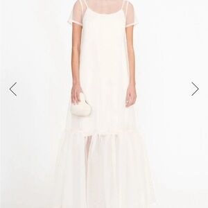 Staud Calluna Dress White